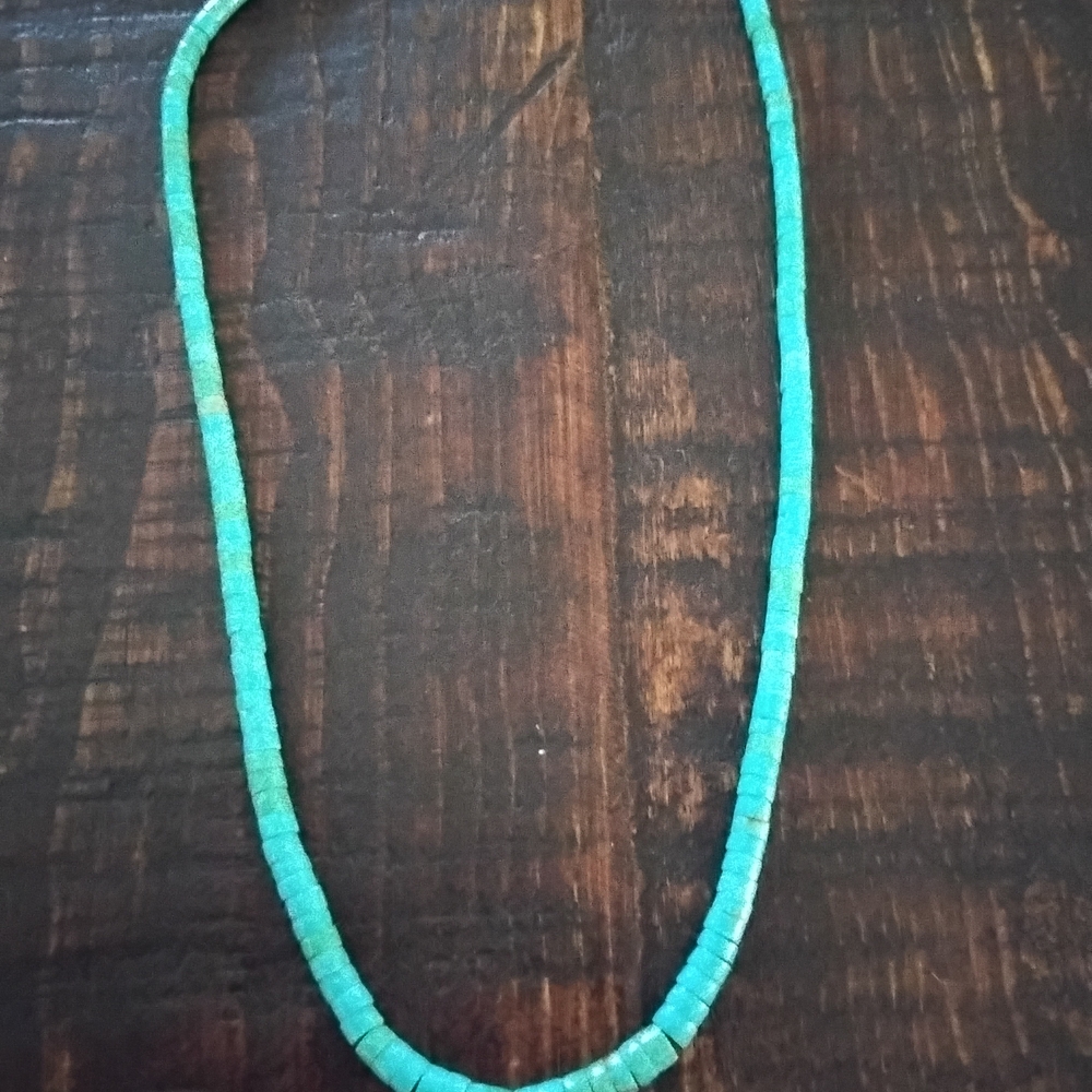 Blue Beaded Necklace Vibrant Jewelry